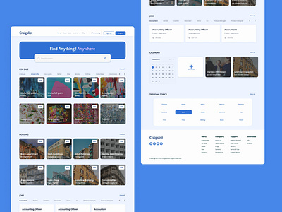 CRAIGSLIST REDESIGN design ui ux