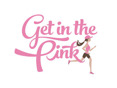 Logo for Get In the Pink Race logo race road running
