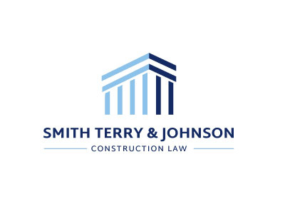 Logo for Smith, Terry & Johnson attorney logo construction law logo