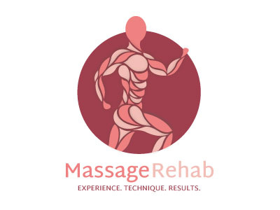 Massage Rehab Logo deep logo massage muscle tissue