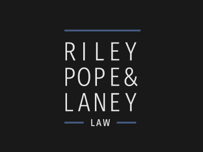 Riley, Pope, & Laney Law Firm logo firm law logo