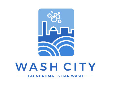 Laundromat and Car Wash Logo