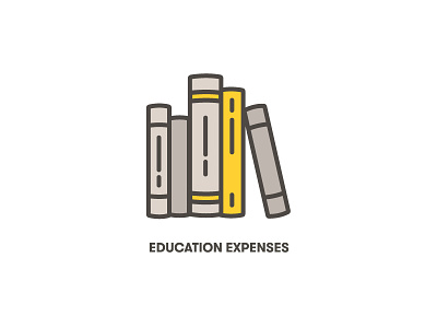 TaxChat Icon — Education Expenses iconography illustration