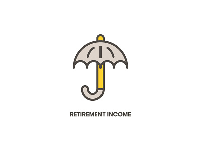 TaxChat Icon — Retirement Income iconography illustration