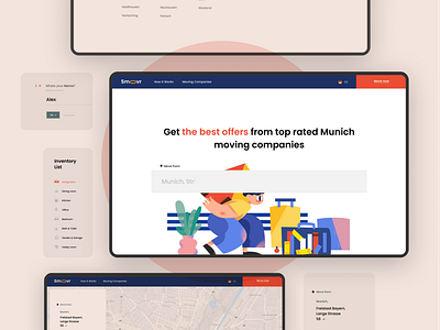 Smoovr – Moving Services Website Flow