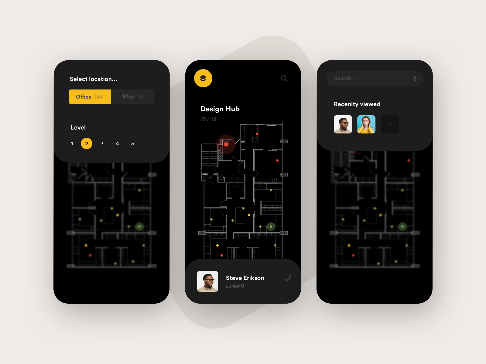 office tracker app by kate buke for facility on dribbble office tracker