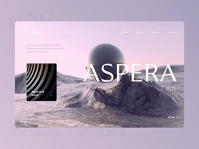 Video cover experiments 3d animation app clean concept creative futuristic grid interaction layout minimal moon motion pastel space style typography ui ux website