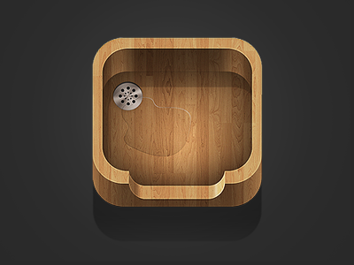 Wooden Bath application apps device generator icon ios