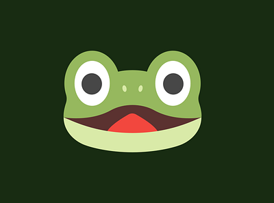 Frog affinity designer animal animals cute design drawing flat frog frogs illustration lines logo simple vector