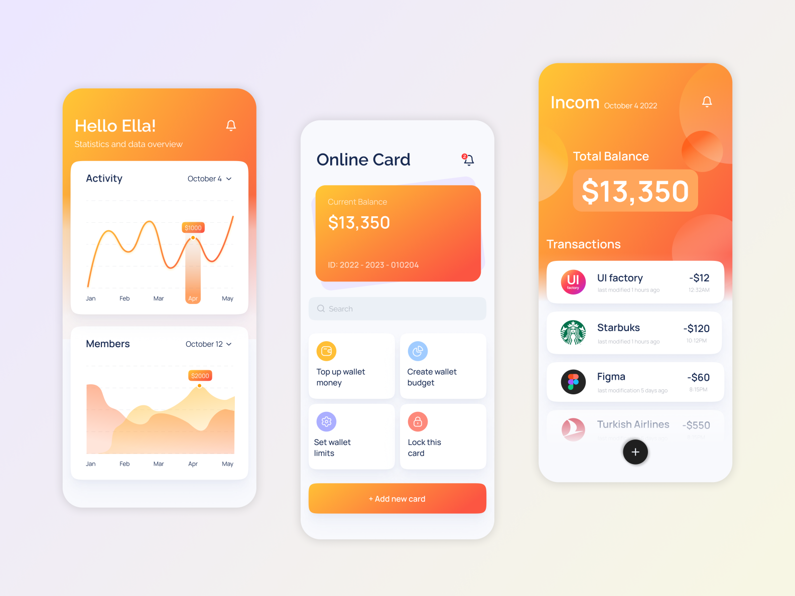 Your Personal Online Bank by Evgenia S. on Dribbble