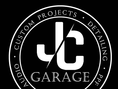 JC Garage logo branding design illustration logo ui ux