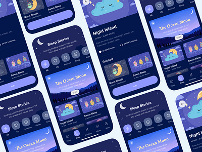 Bed-time App Design for Kids!