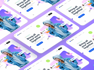 WorkSpace! Professional Messaging Platform! app branding design ui ux