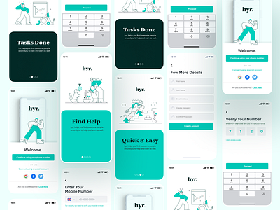 Tasks Management app branding design ui ux