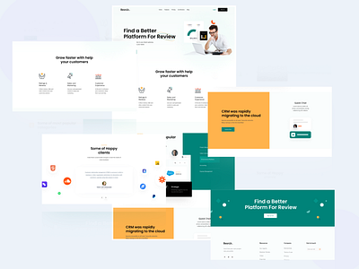 CRM branding design ui ux