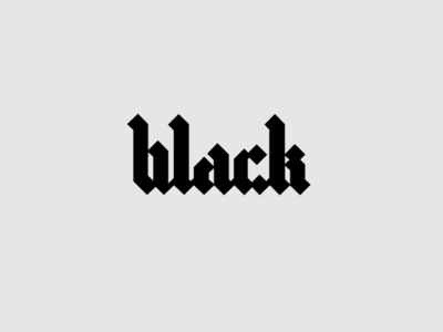 Black agency | logo design