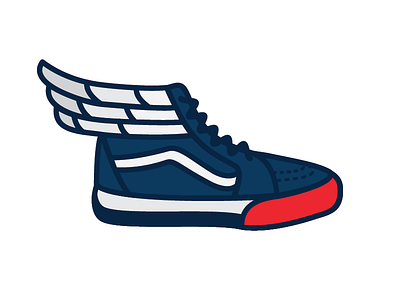 American Athlete Shoe america athlete design eagle merica olympics patriotic shoe sneaker sticker mule vector wings