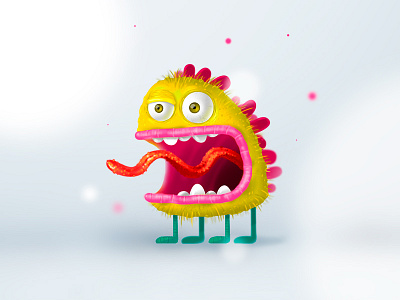 Bacterium 2d 2d artist 2d character 3d art bacterium character color design drawing game illustration illustrator monster portfolio virus