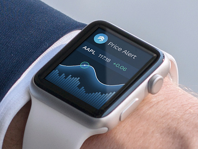 Sentieo App for Apple Watch alert apple apple watch graph price research stock watch wearable