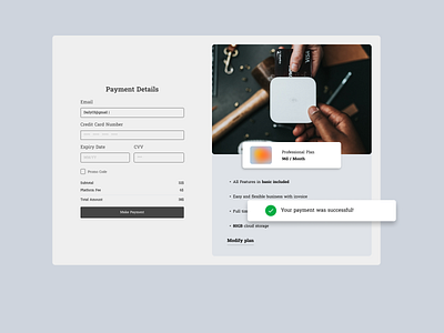 Credit Card Checkout Form app card checkout checkout form checkout form design checkout form ui checkout page credit credit card credit card checkout form design inspirationcheckout payment plain ui ui designer uiux uiux design ux design web page