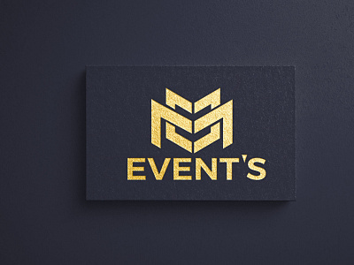 Events Logo Design 3d artist branding design graphic design illustration logo minimal unique