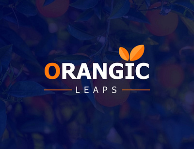 ORANGIC logo Design 3d artist branding design graphic design illustration logo minimal unique