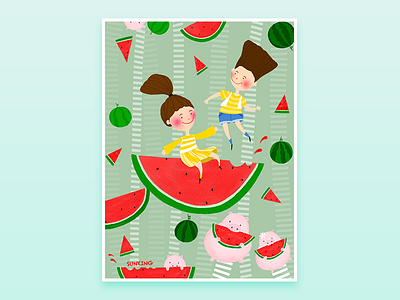 This watermelon is really sweet！