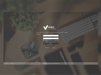 VIRO Login Page