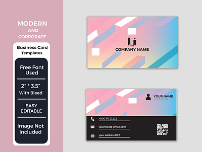 Creative business card design business business card business card design business card disign card modern