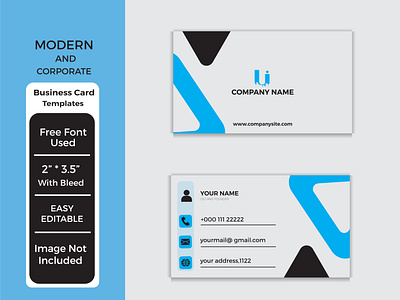 Professional business card design