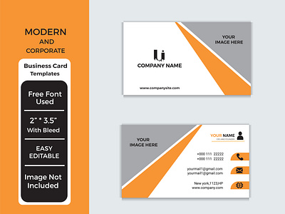 Modern business card design