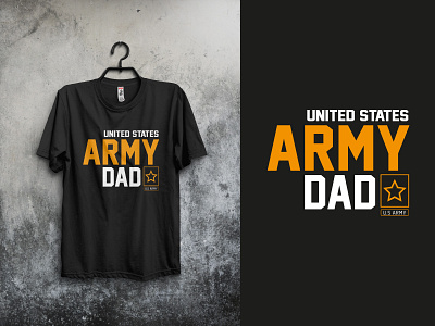 ARMY DAD T-SHIRT DESIGN