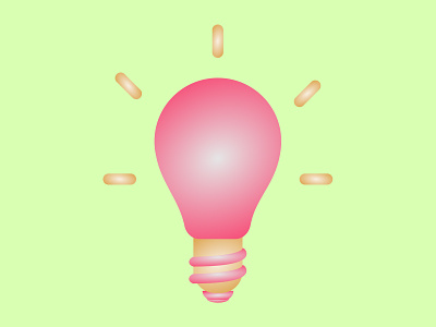 Bulb design graphic design illustration logo vector