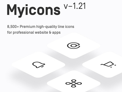 Myicons - Premium Vector line Icons