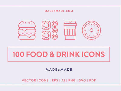 Food & Drink Line Icons