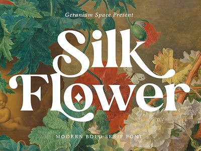 Silk Flower - Modern Serif