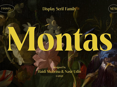 Montas - 7 Fonts