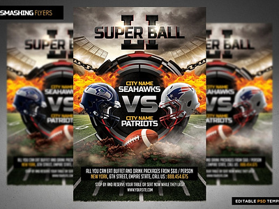 American Football Flyer Template