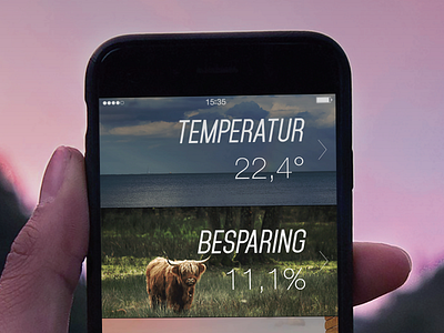 Ngenic Tune App for iOs in the sunset app ngenic smart thermostat