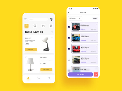 e commerce mobile app design