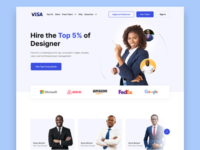 Agency  Clean Landing page