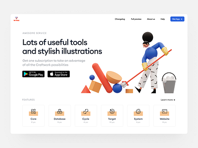 Modern landing page landing page design ui ux website website ui ux design