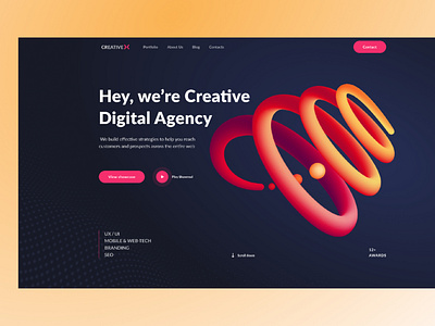 Creative Digital Agency design