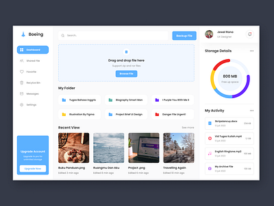 File Management Dashboard