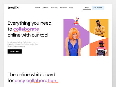 Collaboration Platform branding collaborate collaboration platform design graphic design home page deaign illustration landing page design mobile ui ui