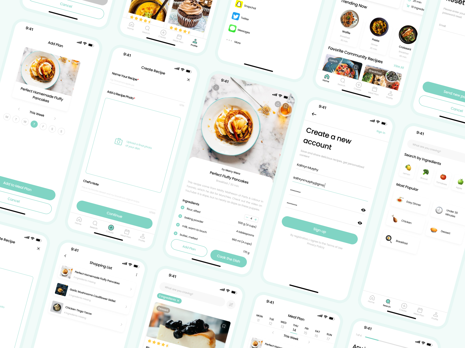 Food Recipe App by Ayse. on Dribbble