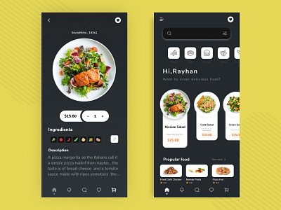 Food apps design