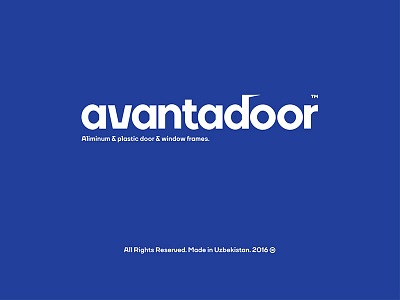 avantadoor aliminum door tashkent uzbekistan