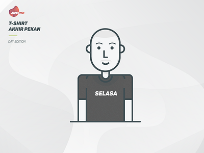 SELASA - T-SHIRT AKHIR PEKAN avatar character human illustration inspiration people vector