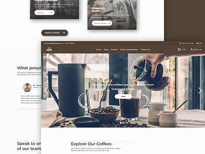 Kopiobeans - Landing Page